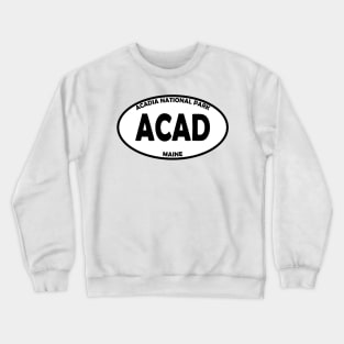 Acadia National Park oval Crewneck Sweatshirt